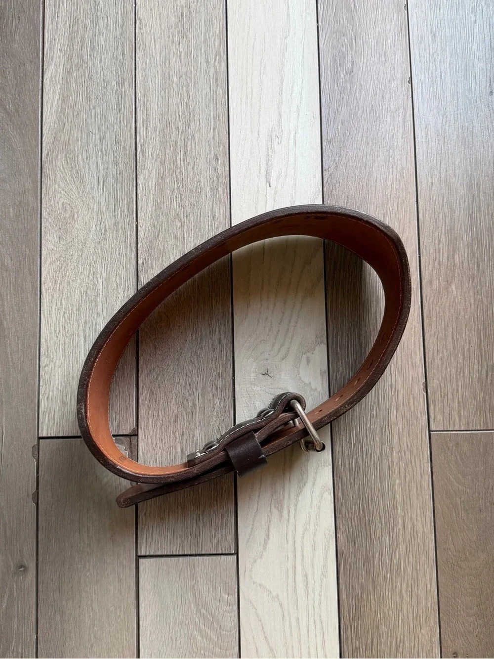 GRIZZLY Fitness leather weightlifting belt